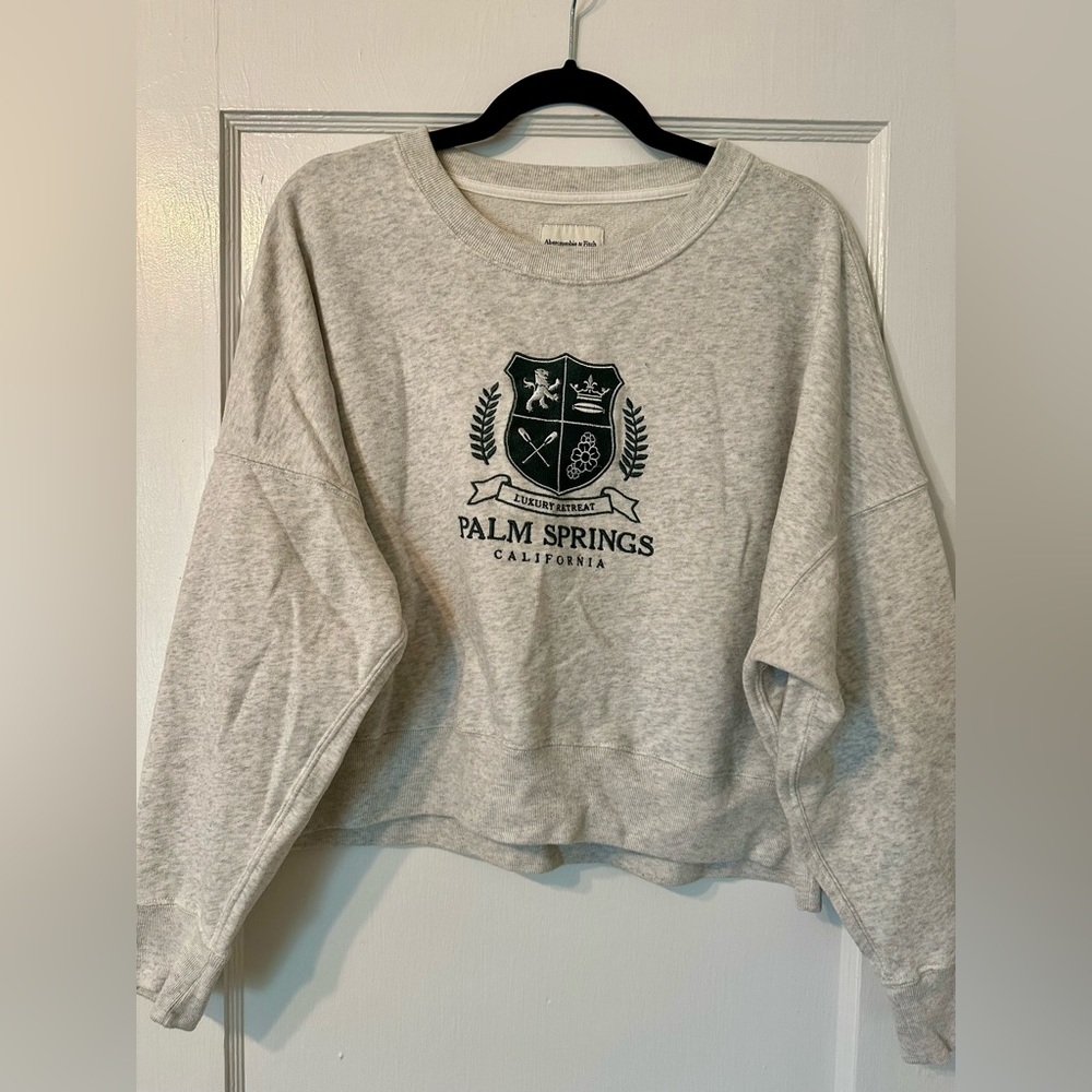 Abercrombie Palm Springs Cropped Sweatshirt